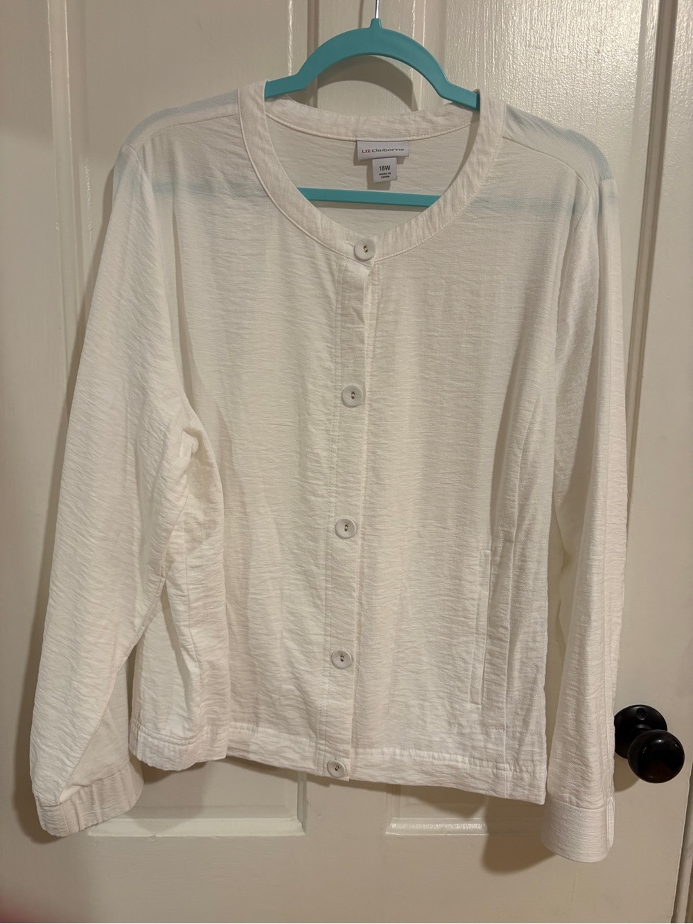 Liz Claiborne Textured Lightweight Blazer/Jacket
